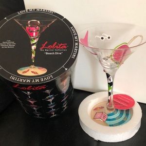 NEW!! Lolita “Beach Diva” Martini Glass